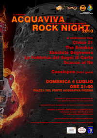 Locandina Acquaviva Rock Night