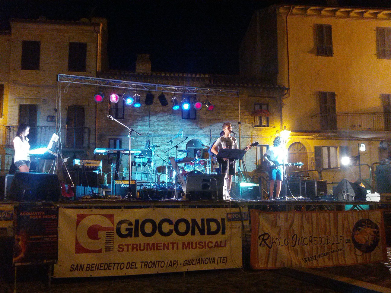 Acquaviva Rock Night 2013: Plebos Band sul palco