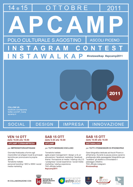 Locandina ApCamp 2011
