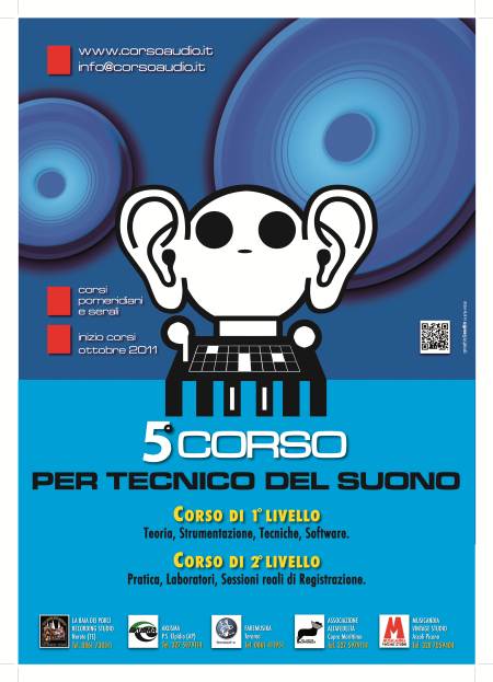 Locandina 5° Corso Tecnico Del Suono