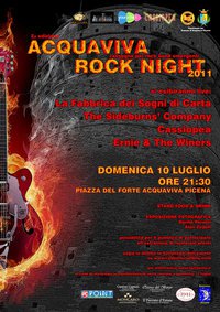 locandina acquaviva rock night 2011